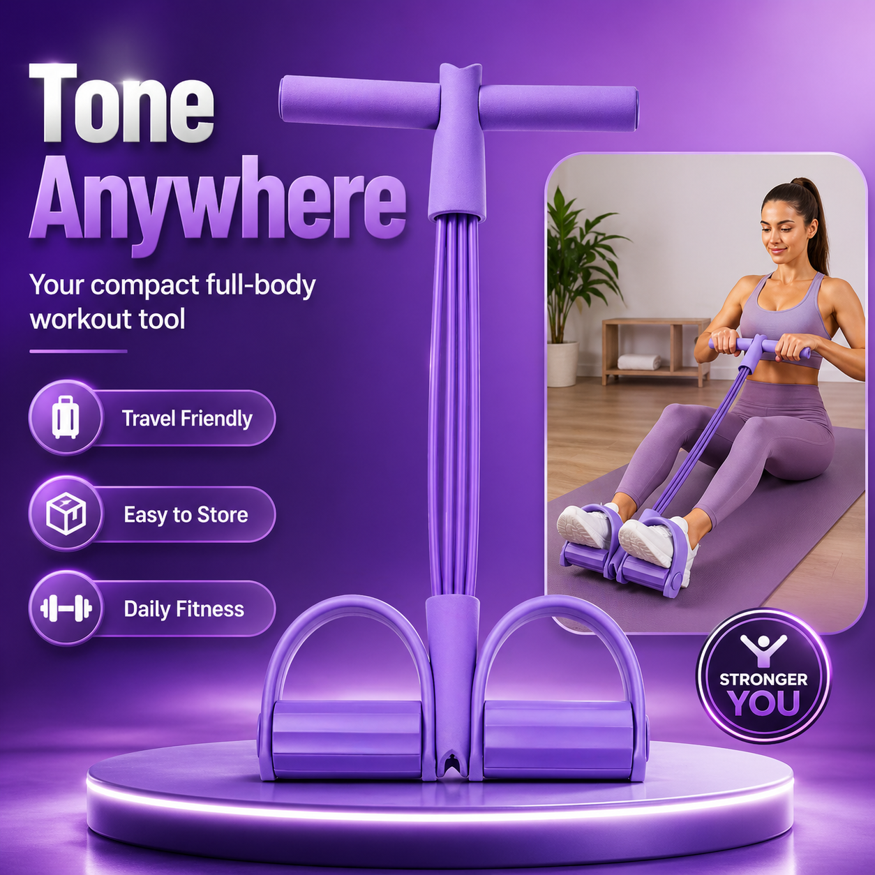 Pilates Resistance Tube Rope